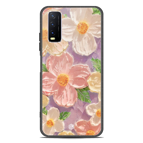 Floral Series Soft Phone Case - Premium Glass Case - Design 11 - Vivo Y20s