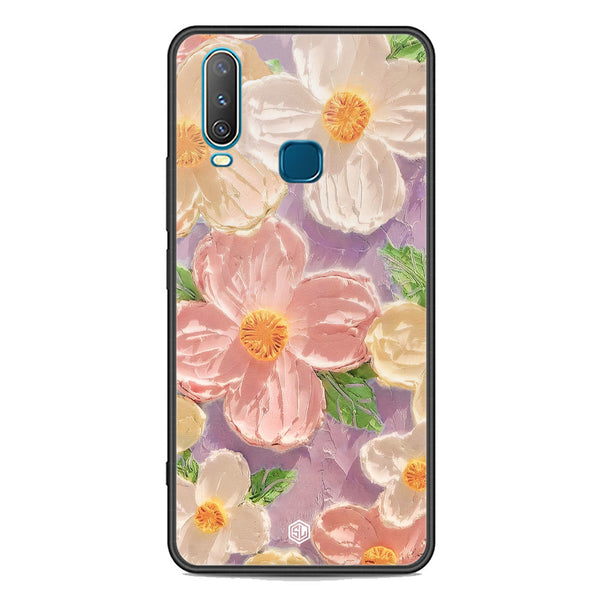 Floral Series Soft Phone Case - Premium Glass Case - Design 11 - Vivo Y15