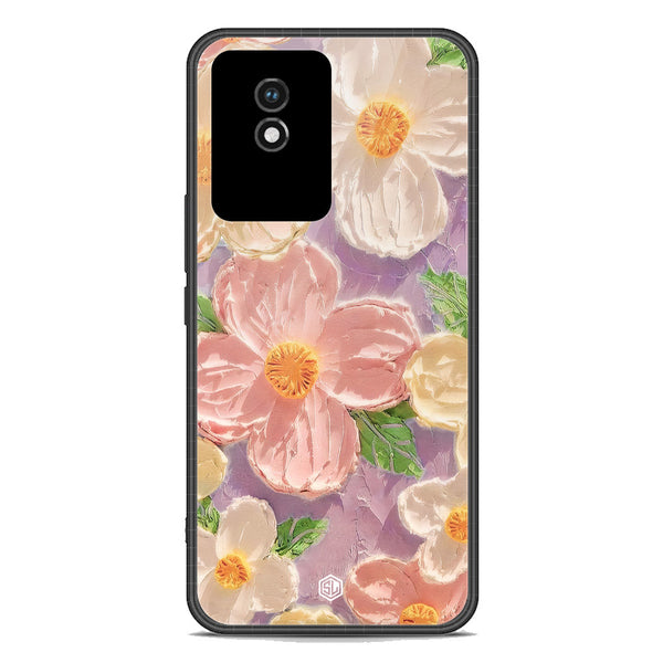 Floral Series Soft Phone Case - Premium Glass Case - Design 11 - Vivo Y11 2023