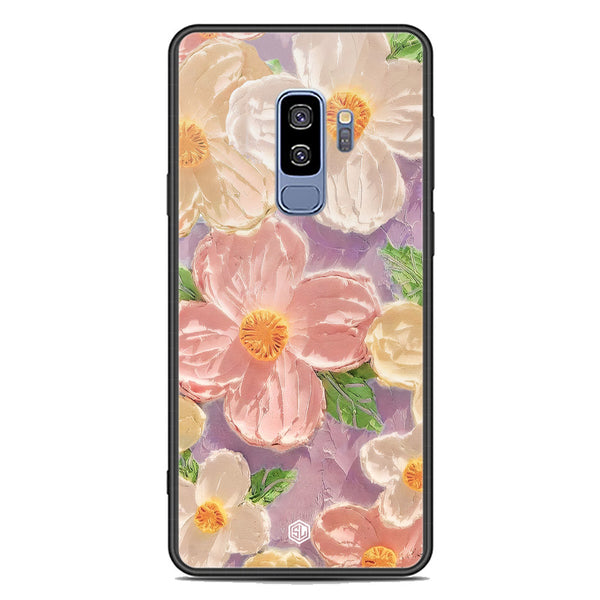 Floral Series Soft Phone Case - Premium Glass Case - Design 11 - Samsung Galaxy S9 Plus