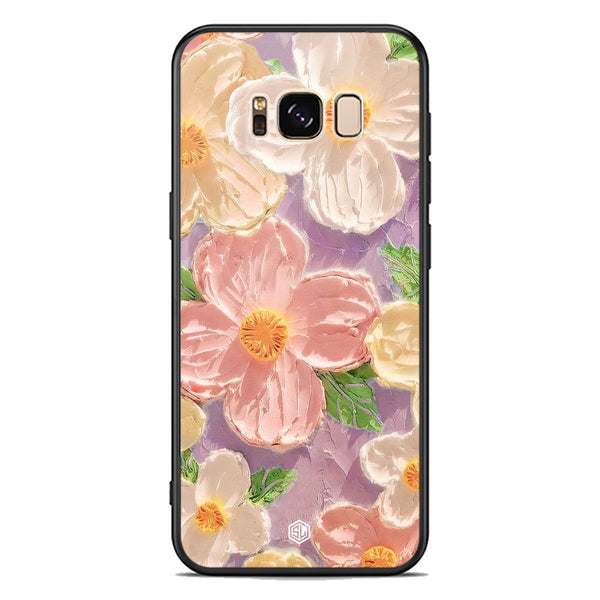 Floral Series Soft Phone Case - Premium Glass Case - Design 11 - Samsung Galaxy S8 Plus