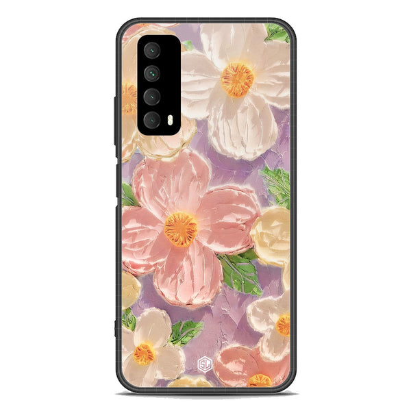 Floral Series Soft Phone Case - Premium Glass Case - Design 11 - Huawei Y7a