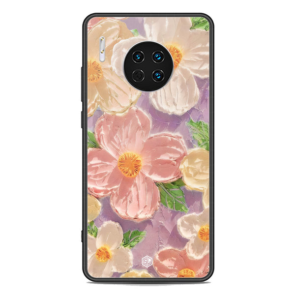 Floral Series Soft Phone Case - Premium Glass Case - Design 11 - Huawei Mate 30