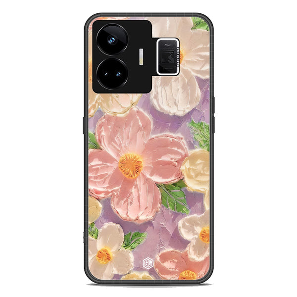 Floral Series Soft Phone Case - Premium Glass Case - Design 11 - Realme GT Neo 5