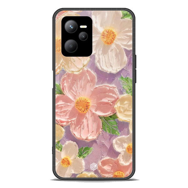 Floral Series Soft Phone Case - Premium Glass Case - Design 11 - Realme C35