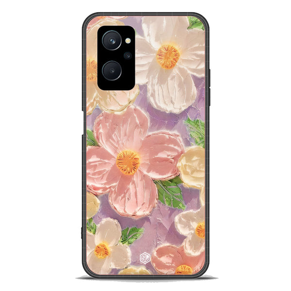 Floral Series Soft Phone Case - Premium Glass Case - Design 11 - Realme 9i