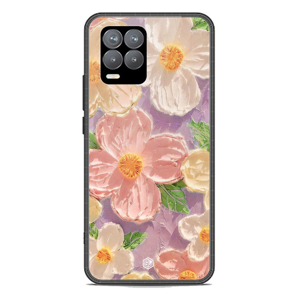 Floral Series Soft Phone Case - Premium Glass Case - Design 11 - Realme 8