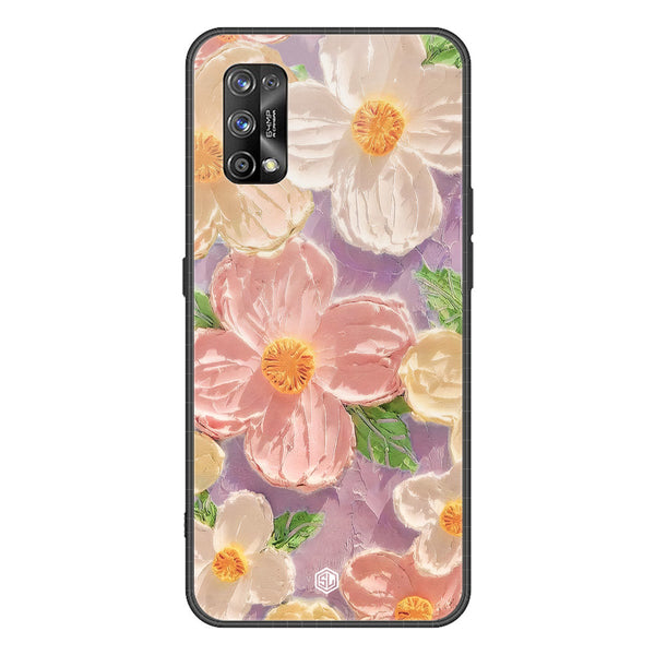 Floral Series Soft Phone Case - Premium Glass Case - Design 11 - Realme 7 Pro