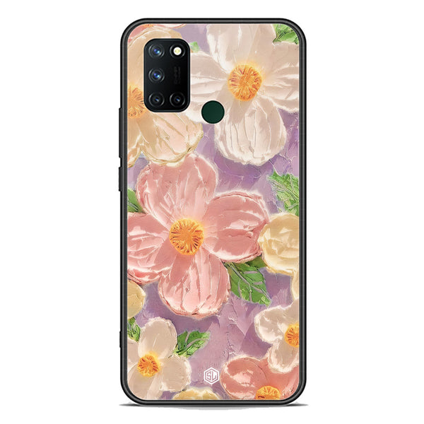 Floral Series Soft Phone Case - Premium Glass Case - Design 11 - Realme 7i