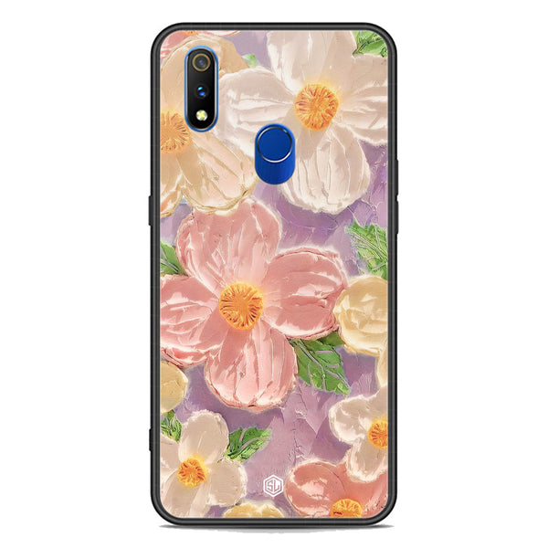 Floral Series Soft Phone Case - Premium Glass Case - Design 11 - Realme 3 Pro