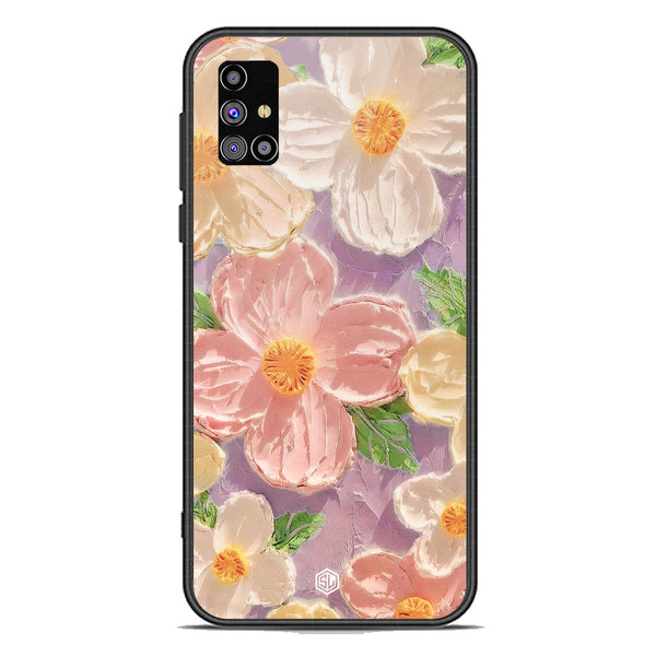 Floral Series Soft Phone Case - Premium Glass Case - Design 11 - Samsung Galaxy M31s