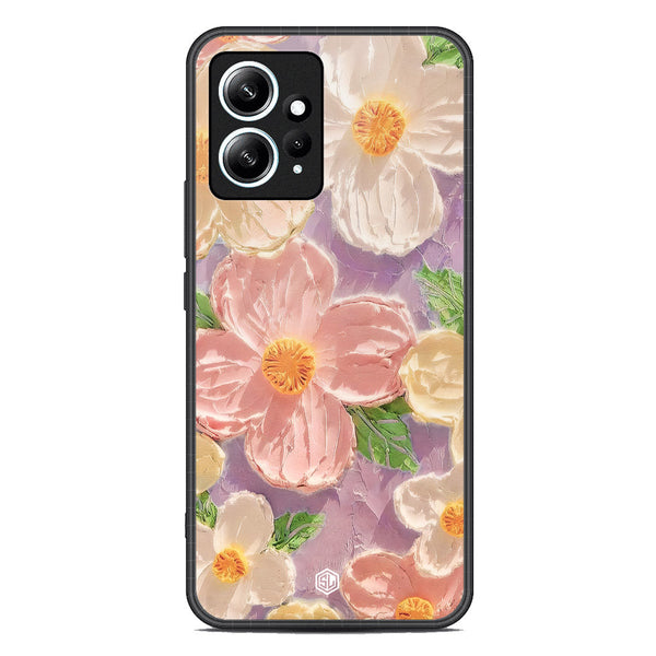 Floral Series Soft Phone Case - Premium Glass Case - Design 11 - Xiaomi Redmi Note 12 4G