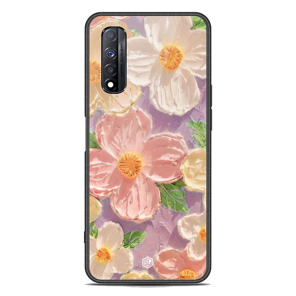 Floral Series Soft Phone Case - Premium Glass Case - Design 11 - Realme Narzo 30