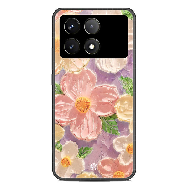 Floral Series Soft Phone Case - Premium Glass Case - Design 11 - Xiaomi Poco X6 Pro