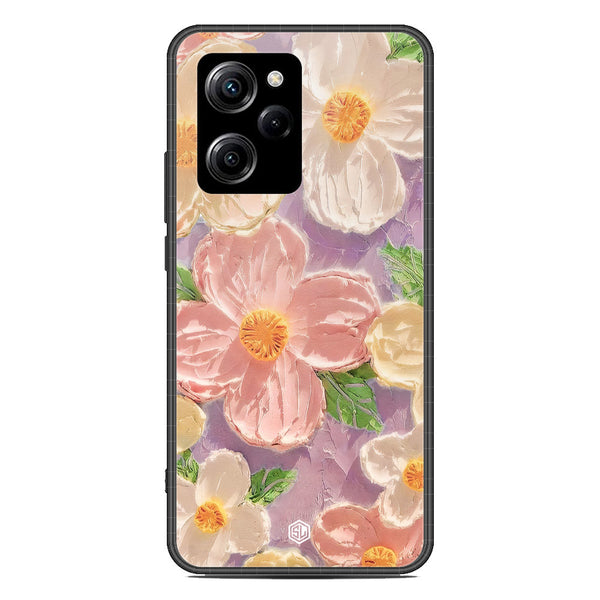 Floral Series Soft Phone Case - Premium Glass Case - Design 11 - Xiaomi Poco X5 Pro