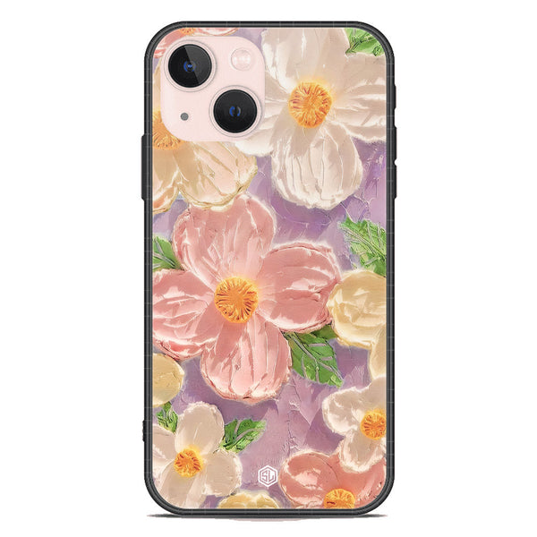 Floral Series Soft Phone Case - Premium Glass Case - Design 11 - iPhone 14 Plus