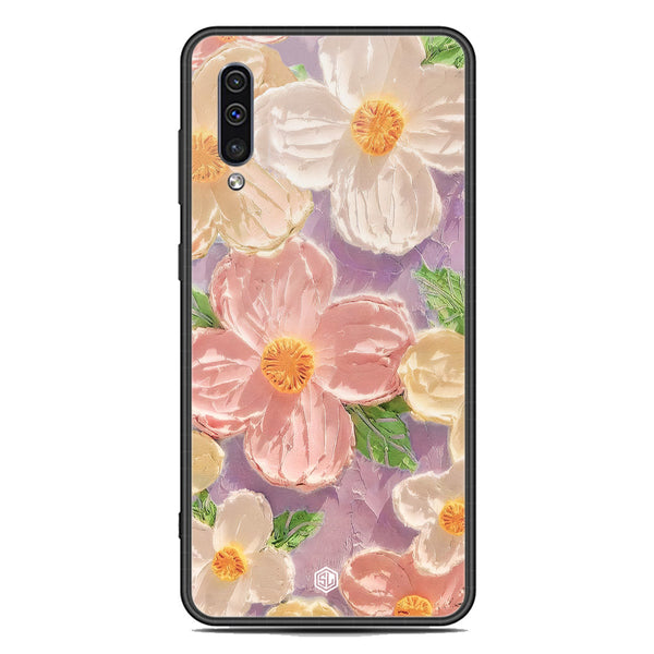 Floral Series Soft Phone Case - Premium Glass Case - Design 11 - Samsung Galaxy A30s