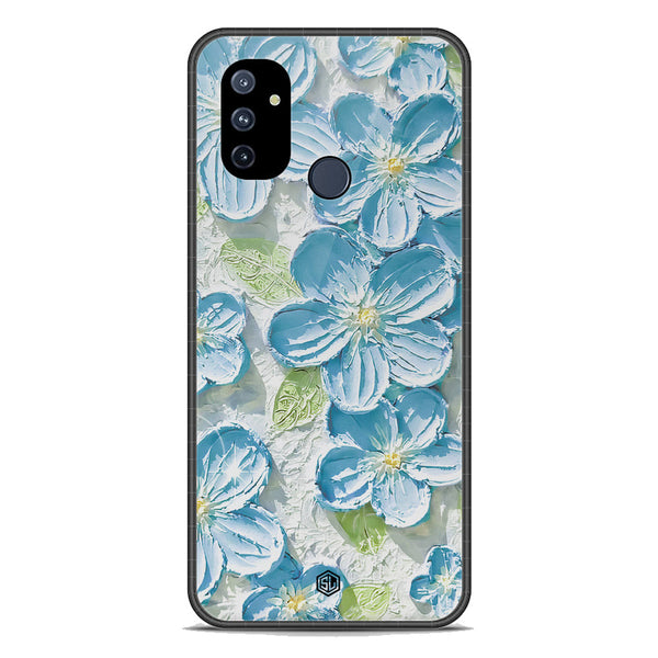 Floral Series Soft Phone Case - Premium Glass Case - Design 12 - OnePlus Nord N100