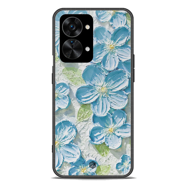 Floral Series Soft Phone Case - Premium Glass Case - Design 12 - OnePlus Nord 2T