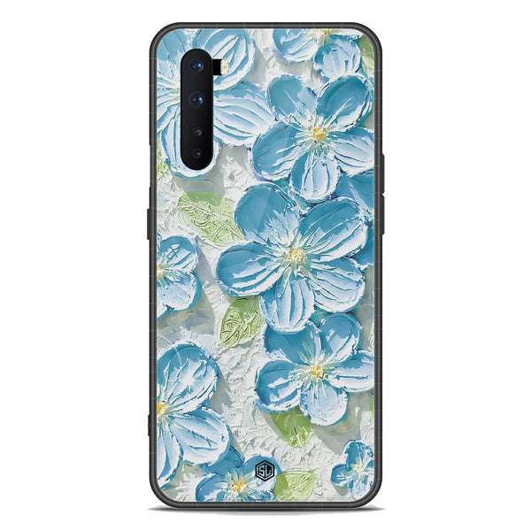 Floral Series Soft Phone Case - Premium Glass Case - Design 12 - OnePlus Nord