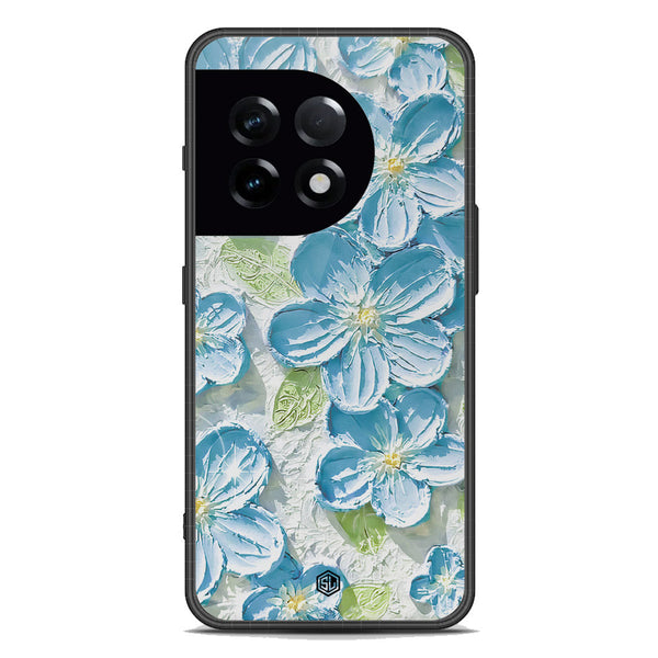 Floral Series Soft Phone Case - Premium Glass Case - Design 12 - OnePlus Ace 2