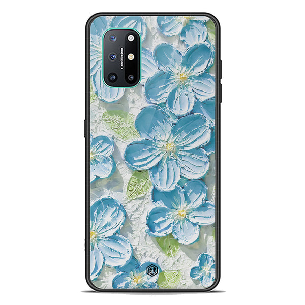 Floral Series Soft Phone Case - Premium Glass Case - Design 12 - OnePlus 8T