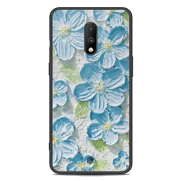 Floral Series Soft Phone Case - Premium Glass Case - Design 12 - OnePlus 7