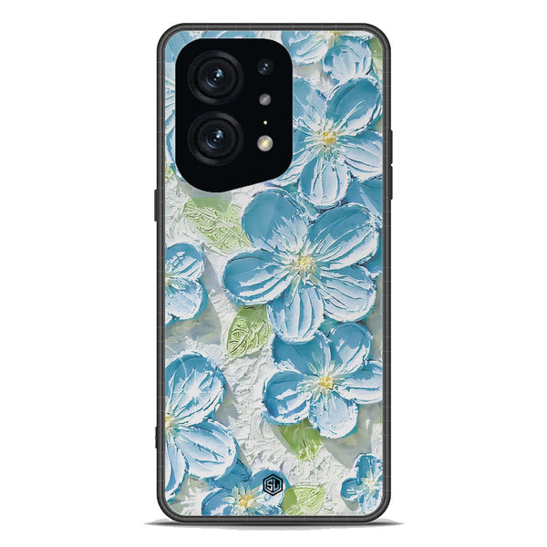 Floral Series Soft Phone Case - Premium Glass Case - Design 12 - Oppo Find X5 Pro