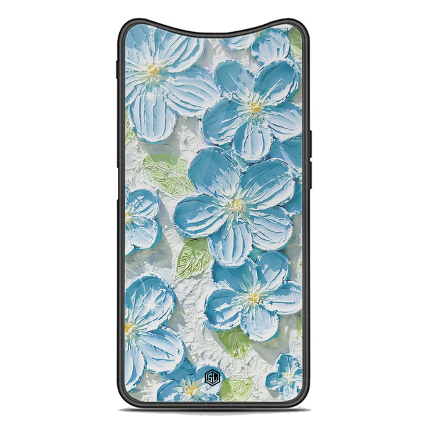 Floral Series Soft Phone Case - Premium Glass Case - Design 12 - Oppo Find X