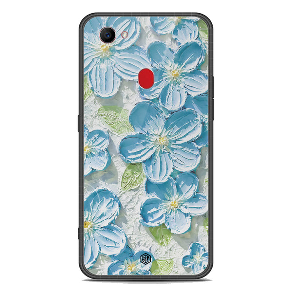 Floral Series Soft Phone Case - Premium Glass Case - Design 12 - Oppo F7