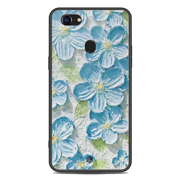 Floral Series Soft Phone Case - Premium Glass Case - Design 12 - Oppo F5