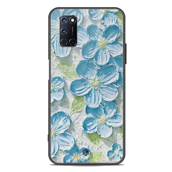 Floral Series Soft Phone Case - Premium Glass Case - Design 12 - Oppo A92