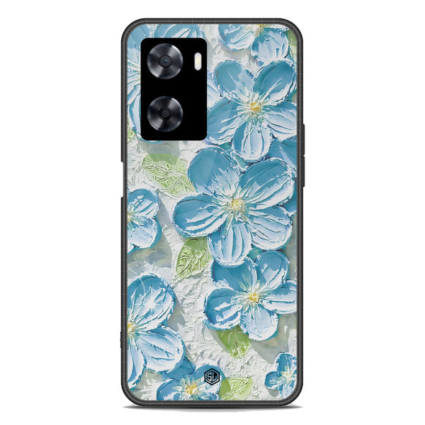 Floral Series Soft Phone Case - Premium Glass Case - Design 12 - Oppo A77s