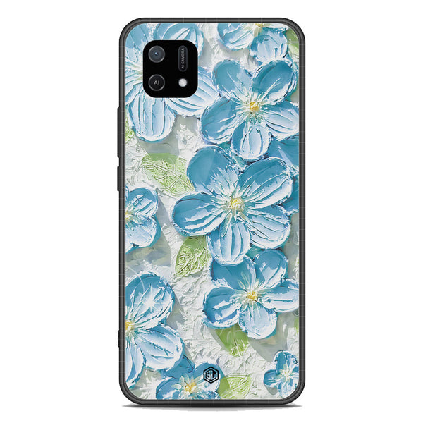 Floral Series Soft Phone Case - Premium Glass Case - Design 12 - Oppo A16K