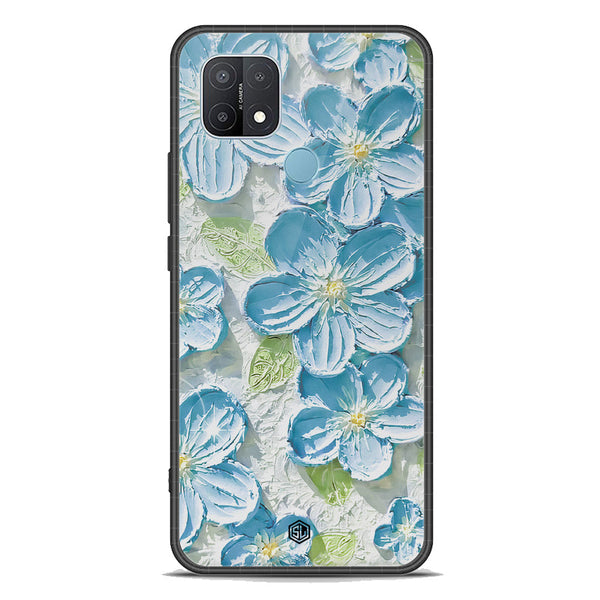 Floral Series Soft Phone Case - Premium Glass Case - Design 12 - Oppo A15s