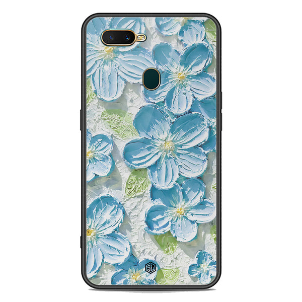 Floral Series Soft Phone Case - Premium Glass Case - Design 12 - Oppo A12s