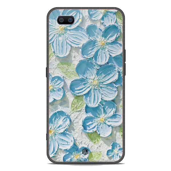 Floral Series Soft Phone Case - Premium Glass Case - Design 12 - Oppo A12e