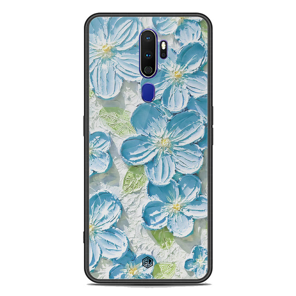 Floral Series Soft Phone Case - Premium Glass Case - Design 12 - Oppo A9 2020