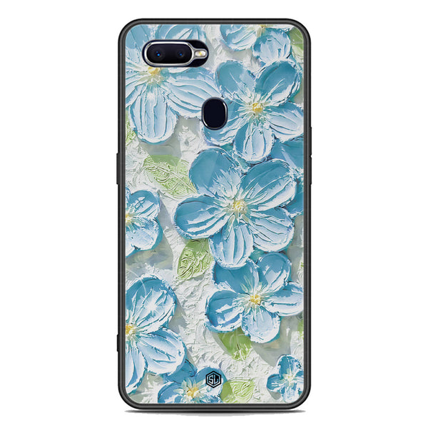 Floral Series Soft Phone Case - Premium Glass Case - Design 12 - Oppo A7x