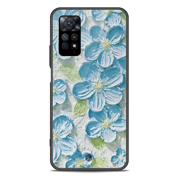 Floral Series Soft Phone Case - Premium Glass Case - Design 12 - Xiaomi Redmi Note 11