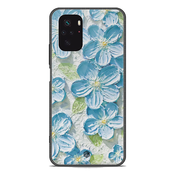 Floral Series Soft Phone Case - Premium Glass Case - Design 12 - Xiaomi Redmi Note 10 4G