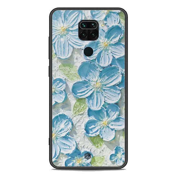 Floral Series Soft Phone Case - Premium Glass Case - Design 12 - Xiaomi Redmi Note 9