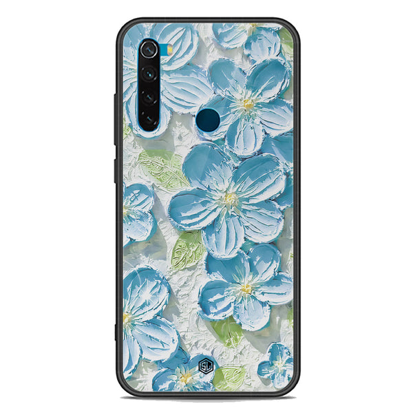 Floral Series Soft Phone Case - Premium Glass Case - Design 12 - Xiaomi Redmi Note 8