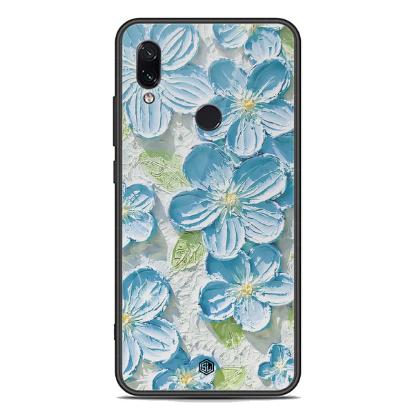 Floral Series Soft Phone Case - Premium Glass Case - Design 12 - Xiaomi Redmi Note 7