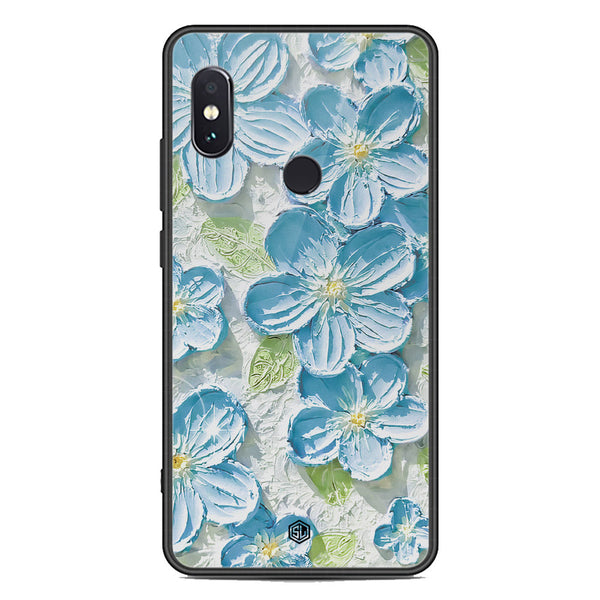 Floral Series Soft Phone Case - Premium Glass Case - Design 12 - Xiaomi Redmi Note 5 Pro