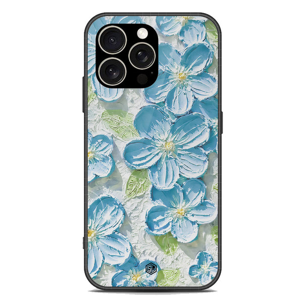 Floral Series Soft Phone Case - Premium Glass Case - Design 12 - iPhone 15 Pro