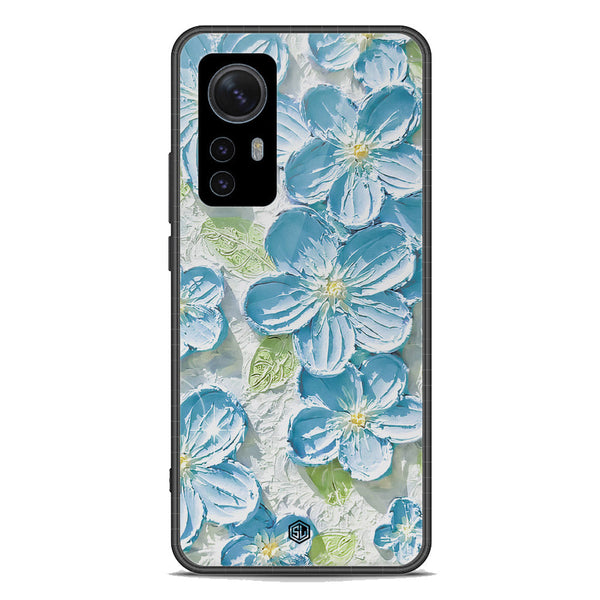 Floral Series Soft Phone Case - Premium Glass Case - Design 12 - Xiaomi 12S Pro