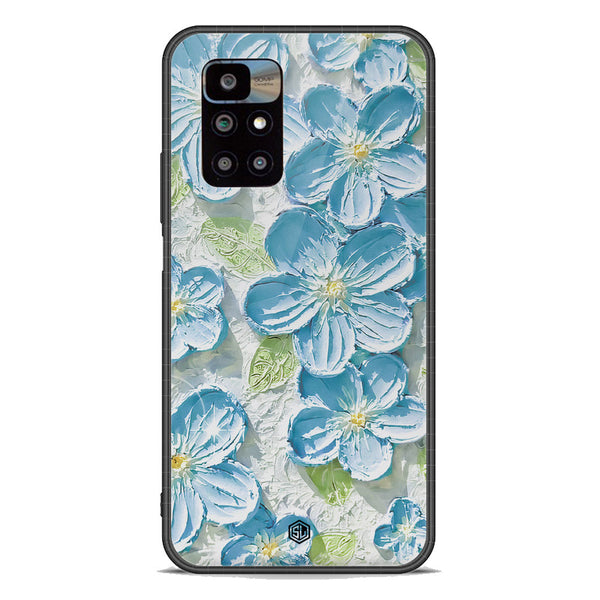 Floral Series Soft Phone Case - Premium Glass Case - Design 12 - Xiaomi Redmi 10 Prime