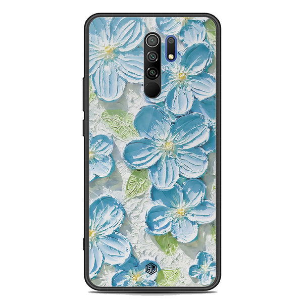 Floral Series Soft Phone Case - Premium Glass Case - Design 12 - Xiaomi Redmi 9 Prime