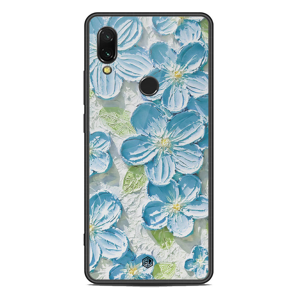 Floral Series Soft Phone Case - Premium Glass Case - Design 12 - Xiaomi Redmi 7